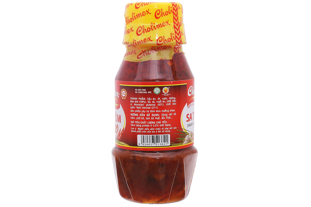 Sa tế tôm XO Cholimex chai 100g Sa tế tôm XO Cholimex chai 100g