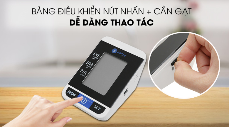 Máy đo huyết áp tự động Kachi MK-167