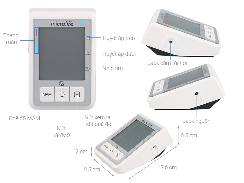 Máy đo huyết áp tự động Microlife B3 Basic