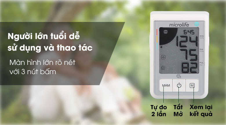 Máy đo huyết áp tự động Microlife B3 Basic