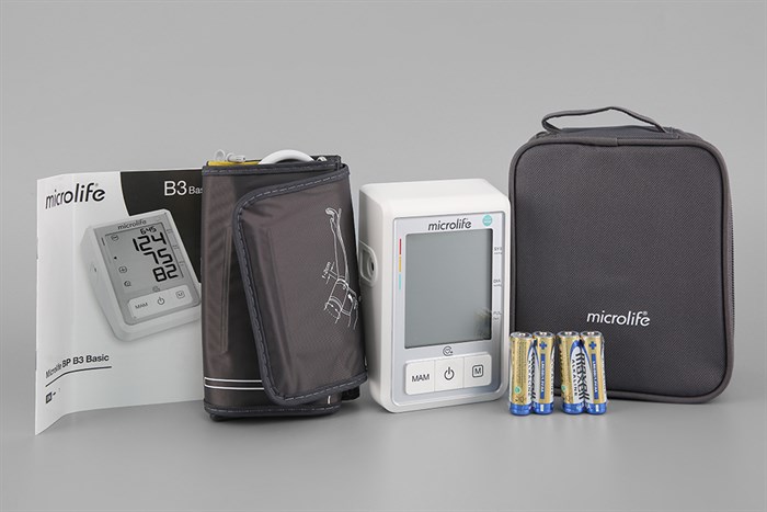Máy đo huyết áp tự động Microlife B3 Basic Màu Trắng