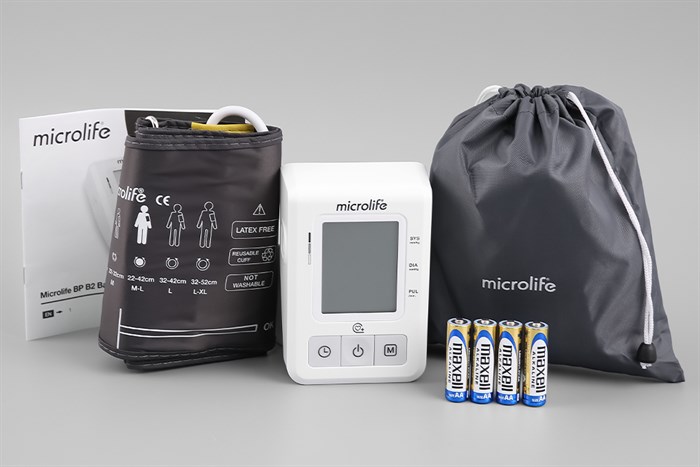 Máy đo huyết áp tự động Microlife B2 Basic Màu Trắng
