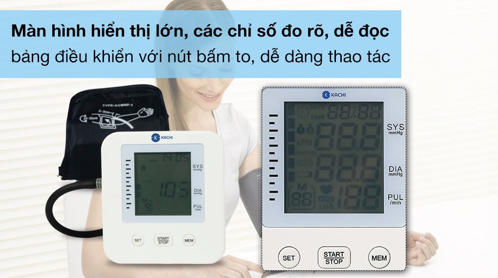 Máy đo huyết áp tự động Kachi MK-293