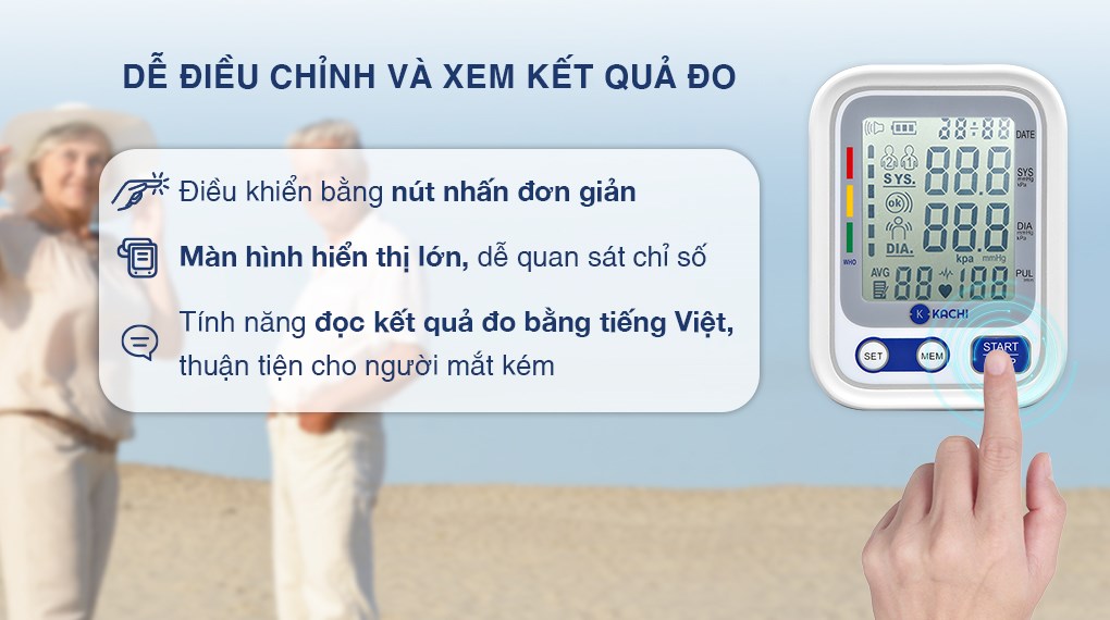 Máy đo huyết áp tự động Kachi RAK268