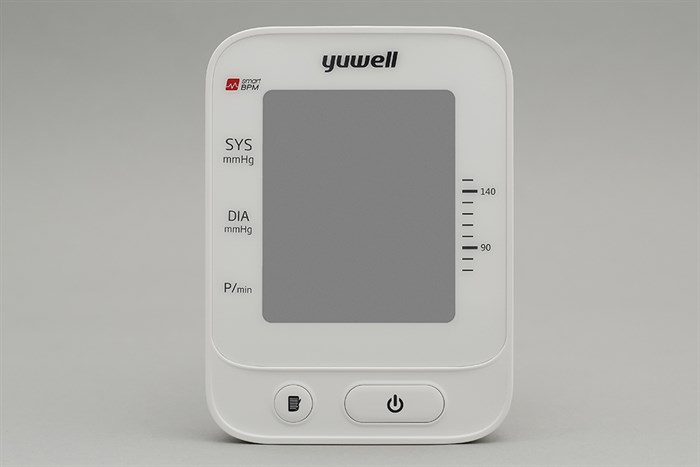 Máy đo huyết áp bắp tay điện tử Yuwell YE660E Màu Trắng