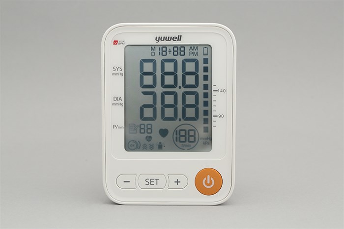Máy đo huyết áp bắp tay điện tử Yuwell YE650A Màu Trắng