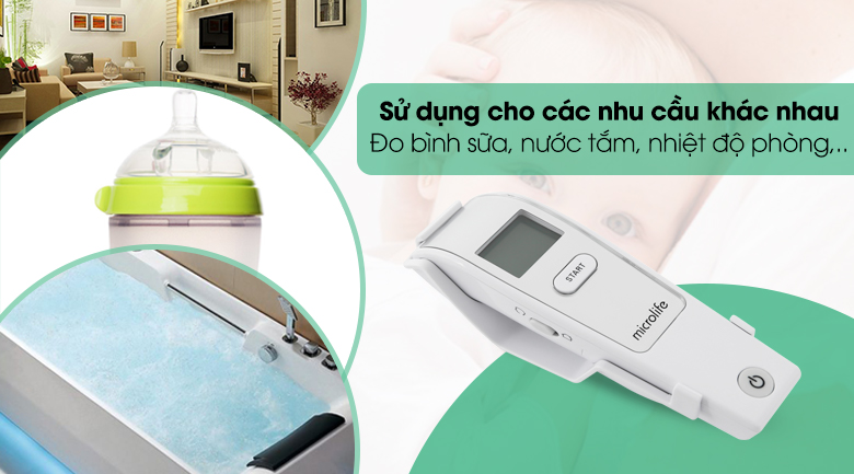 Nhiệt kế điện tử hồng ngoại Microlife FR1MF1