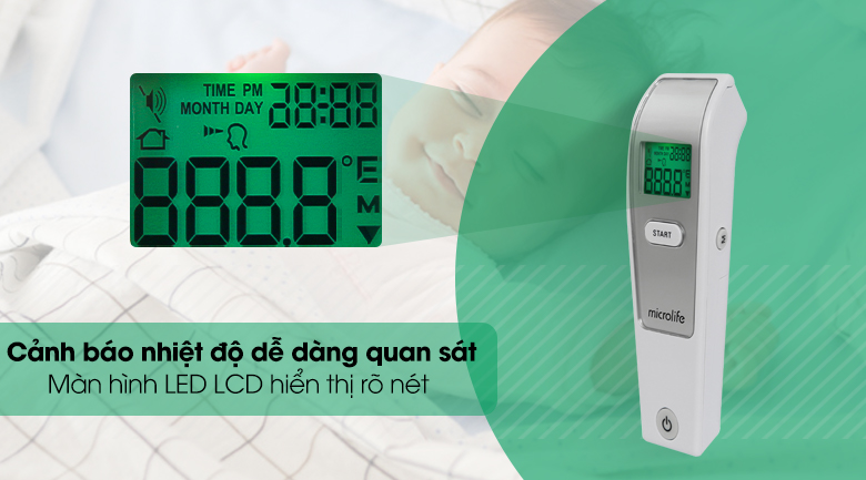 Nhiệt kế điện tử hồng ngoại Microlife FR1MF1
