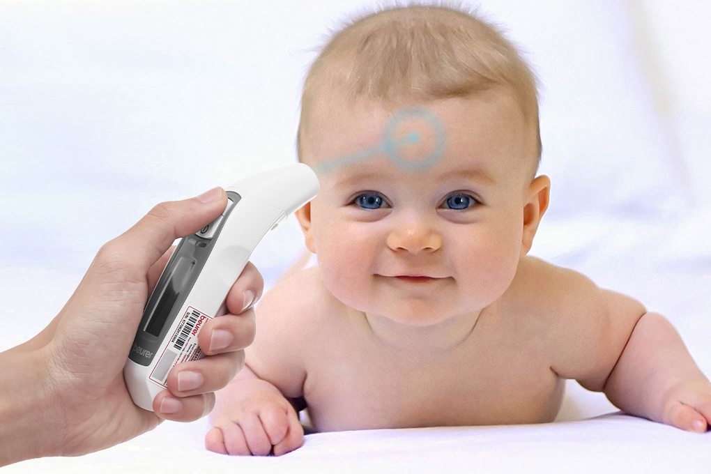 Nhiệt kế điện tử Beurer FT65 Màu Trắng - Xám