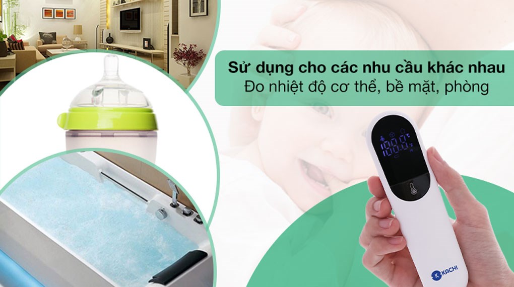 Nhiệt kế điện tử hồng ngoại Kachi JXB-315