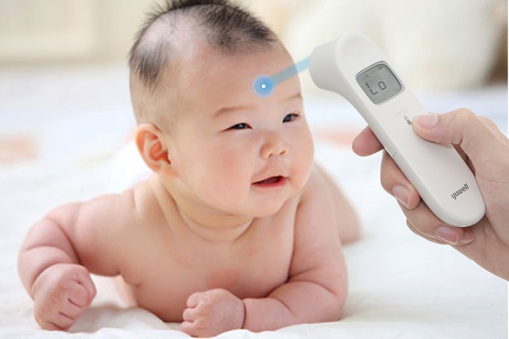 Nhiệt kế điện tử hồng ngoại Yuwell YT-1C Màu Trắng
