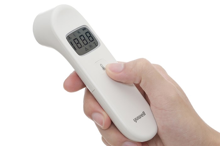 Nhiệt kế điện tử hồng ngoại Yuwell YT-1C Màu Trắng