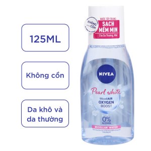 Nước tẩy trang Nivea Pearl White tinh chất ngọc trai sáng da chai 125ml