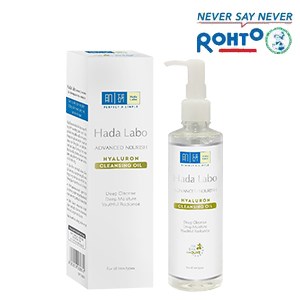 Dầu tẩy trang làm sạch sâu và dưỡng ẩm Hada Labo Advanced Nourish Hyaluron Cleansing Oil 200ml