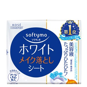 Refill khăn giấy tẩy trang mịn da Kose Cosmeport Softymo White Cleansing Sheet b (white) 182ml