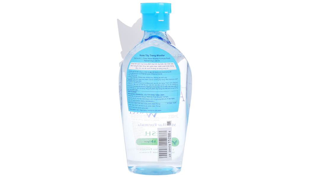 Nước tẩy trang Senka All Clear Water Fresh giảm mụn, kiểm soát nhờn