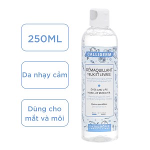 Nước tẩy trang mắt và môi Calliderm Micellar chai 250ml
