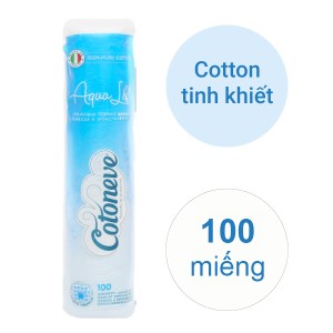 Bông tẩy trang Cotoneve Aqua Life gói 100 miếng