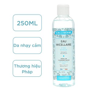 Nước tẩy trang 3 in 1 Calliderm Micellar chiết xuất hoa bleuet chai 250ml