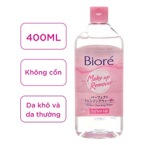 Nước tẩy trang Bioré hoàn hảo dưỡng ẩm chai 400ml