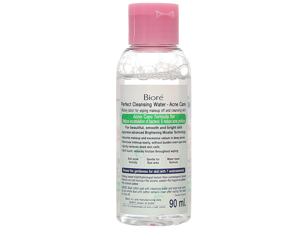 Nước tẩy trang Bioré ngừa mụn 90ml 3