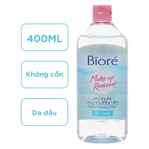 Nước tẩy trang Bioré hoàn hảo sạch nhờn chai 400ml