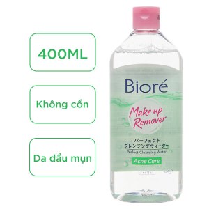 Nước tẩy trang Bioré hoàn hảo ngừa mụn chai 400ml
