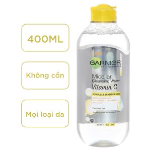 Nước tẩy trang Garnier sáng da vitamin c chai 400ml