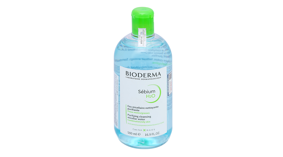 Nước tẩy trang Bioderma Sébium H2O làm sạch sâu cho da dầu và da hỗn hợp chai 500ml - 9