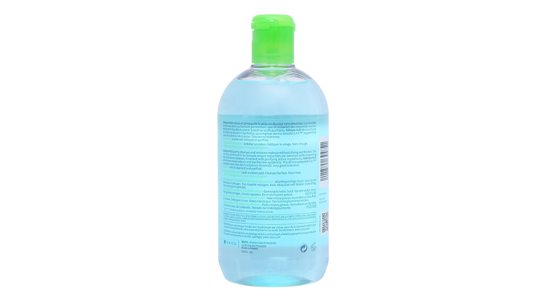 Nước tẩy trang Bioderma Sébium H2O làm sạch sâu cho da dầu và da hỗn hợp chai 500ml - 10
