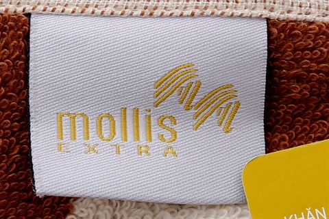 Khăn tắm Mollis BMR9 màu nâu 65x130cm (400g)