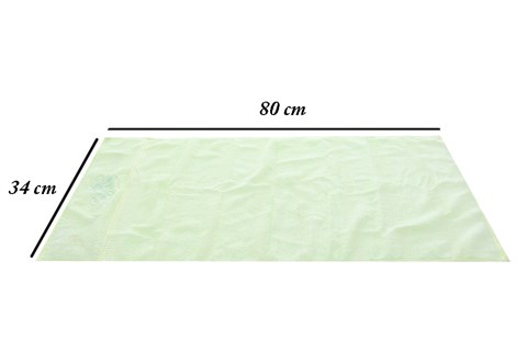 Khăn mặt Mollis màu xanh lá FM32 80x34cm (108.7g)