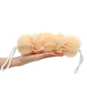 Bông tắm 3 nấc Bách hoá XANH 24cm (giao màu ngẫu nhiên)