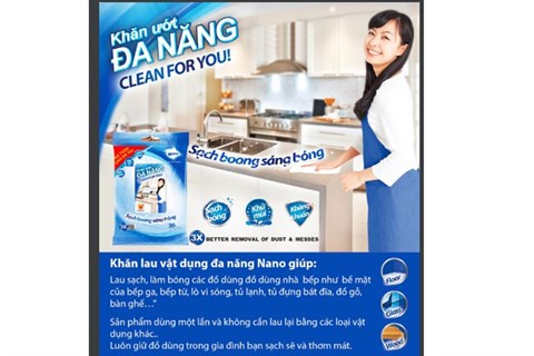 Khăn Lau Vật Dụng Đa Năng Nano 30 Miếng