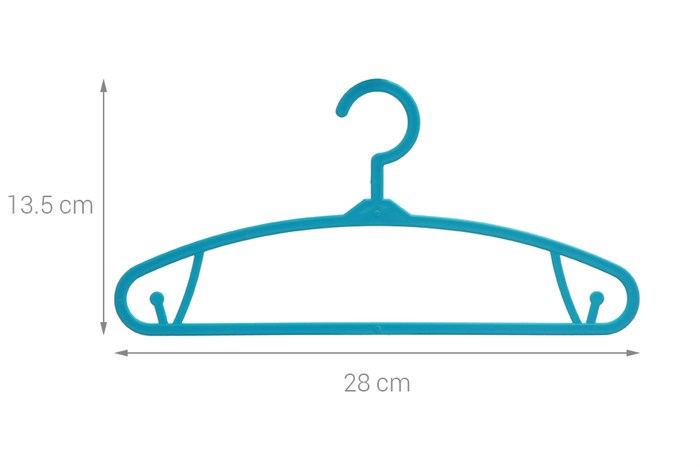 Bộ 10 móc quần áo trẻ em nhựa BHX CE8005