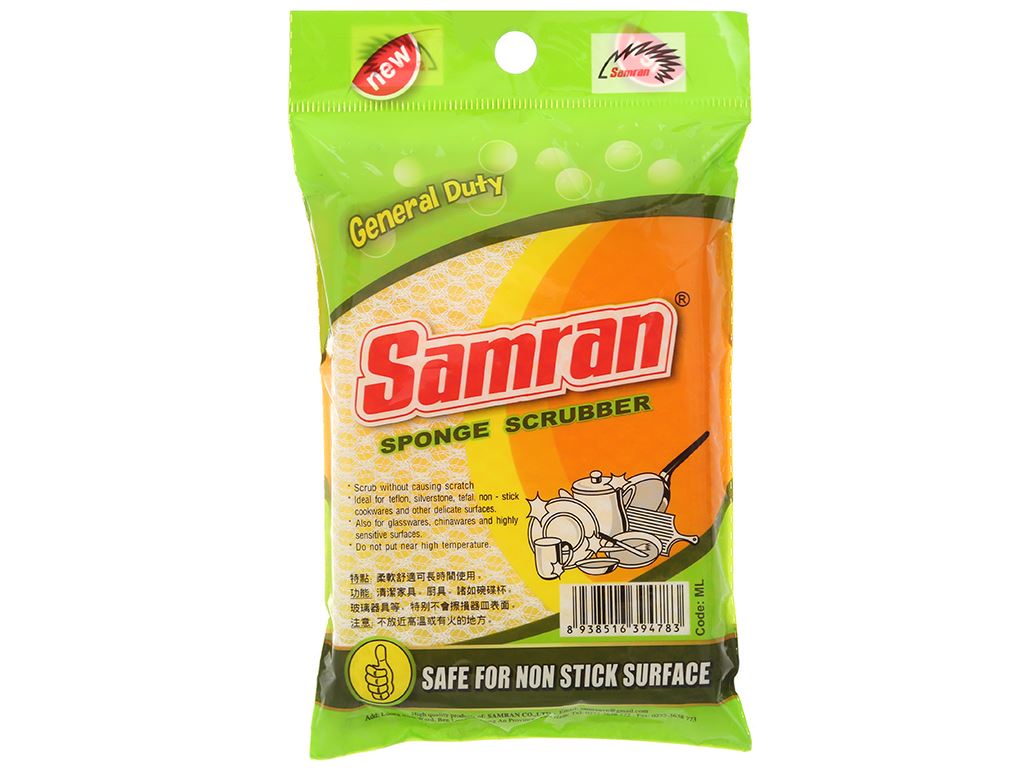 Miếng rửa chén Samran không trầy xước 1