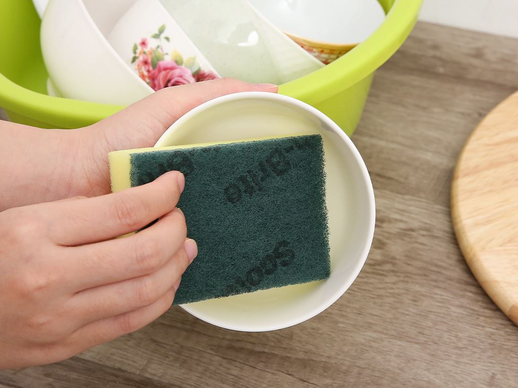 Miếng rửa chén siêu sạch có mút Scotch Brite chữ nhật 10.1cm 8