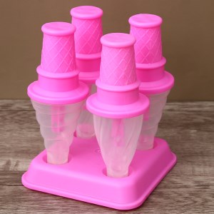 Khuôn làm kem ốc quế nhựa Tự Lập (giao màu ngẫu nhiên)