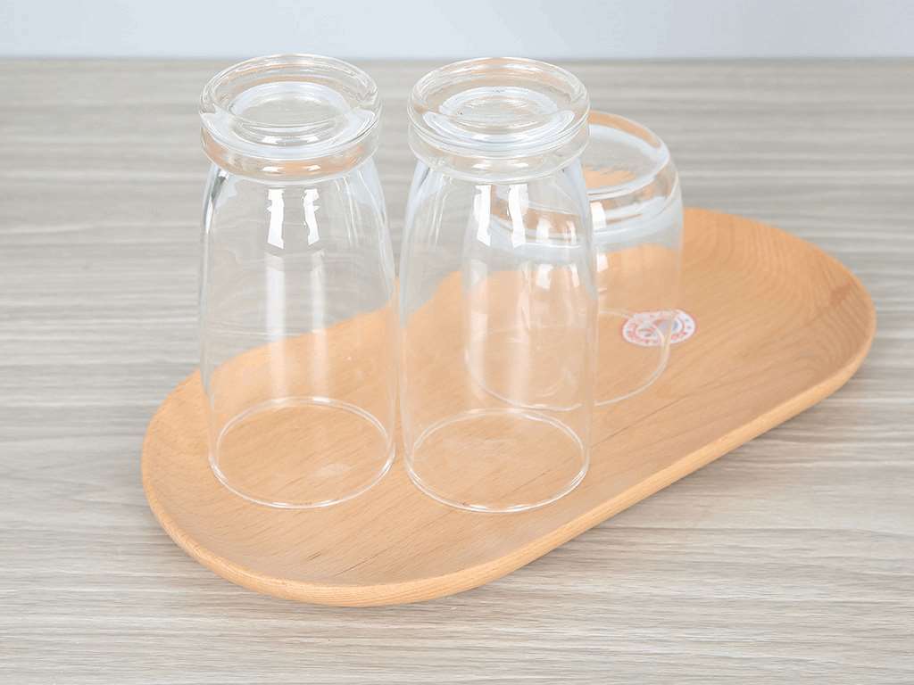 Khay oval gỗ beech Thanh Tú 16 x 30cm 5