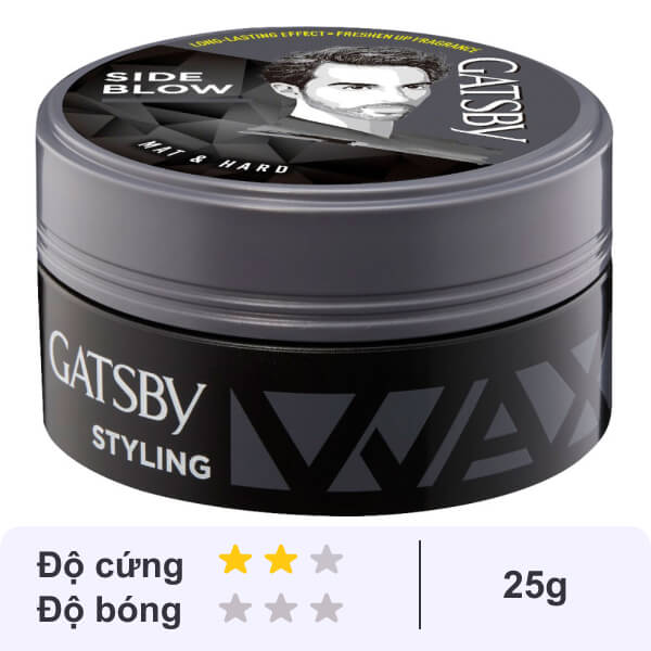 Sáp vuốt tóc dày bồng Gatsby Mat 25g