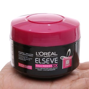 Kem ủ tóc L'Oréal Elseve Fall Resist 3X ngăn gãy rụng tóc 200ml