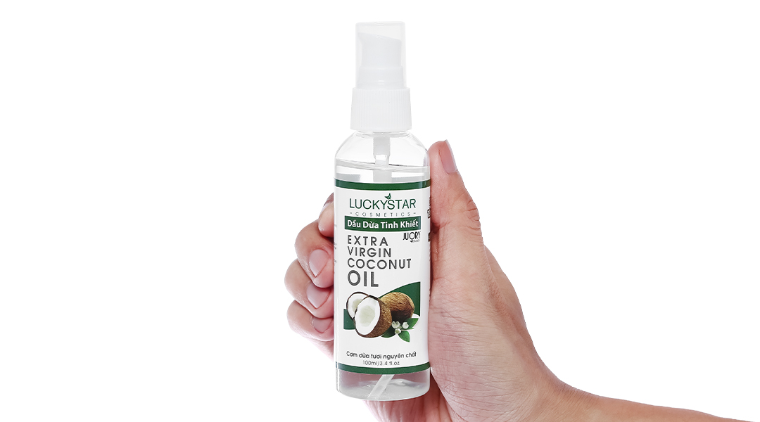 Dầu dừa tinh khiết LuckyStar giúp tóc bóng mượt, giảm gàu chai 100ml - 8