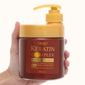 Kem ủ dưỡng tóc Cruset tinh chất Keratin 500ml