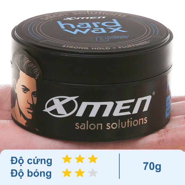 Sáp vuốt tóc tạo độ phồng X-Men Salon Soluton Hard Wax 70g