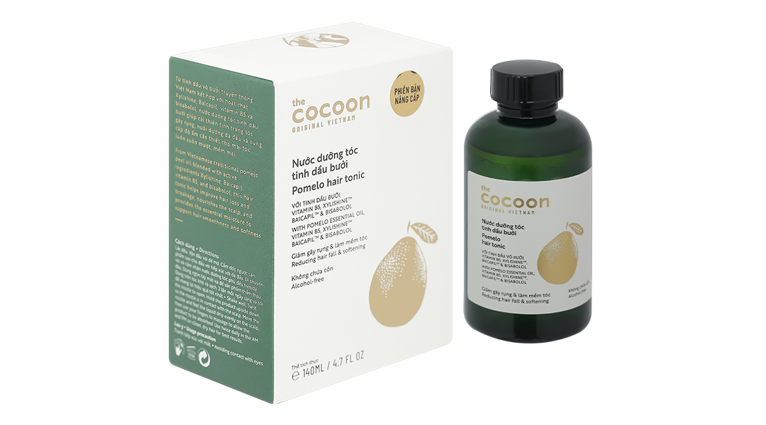 Nước dưỡng tóc tinh dầu bưởi Cocoon giảm gãy rụng, làm mềm tóc chai 140ml - 11