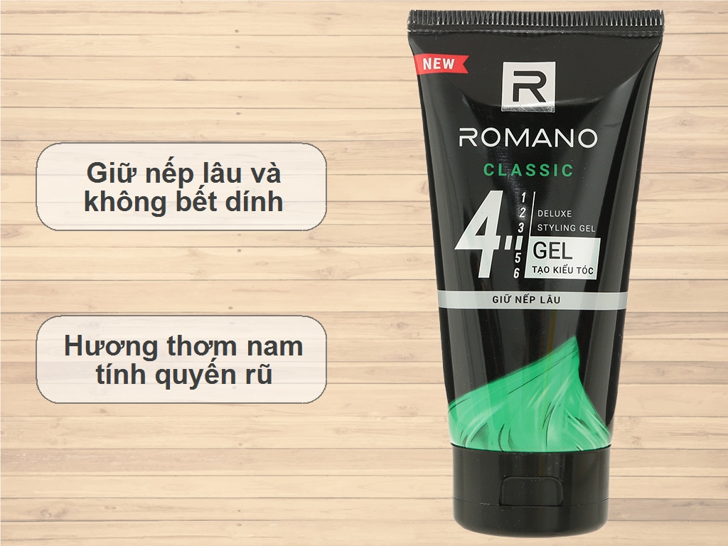 GEL VUỐT TÓC ROMANO TẠO KIỂUGIỮ NẾP 150ML  Giá Sendo khuyến mãi 50000đ   Mua ngay  Tư vấn mua sắm  tiêu dùng trực tuyến Bigomart