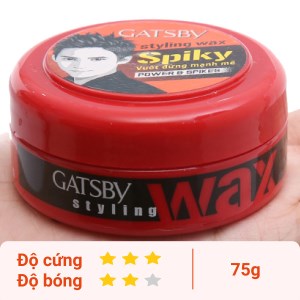 Sáp vuốt tóc nam GATSBY 75g Keo tạo kiểu tóc nam đỏ xanhxám 65g tạo kiểu tóc  nam  Chăm sóc tóc chuyên sâu  TheFaceHoliccom