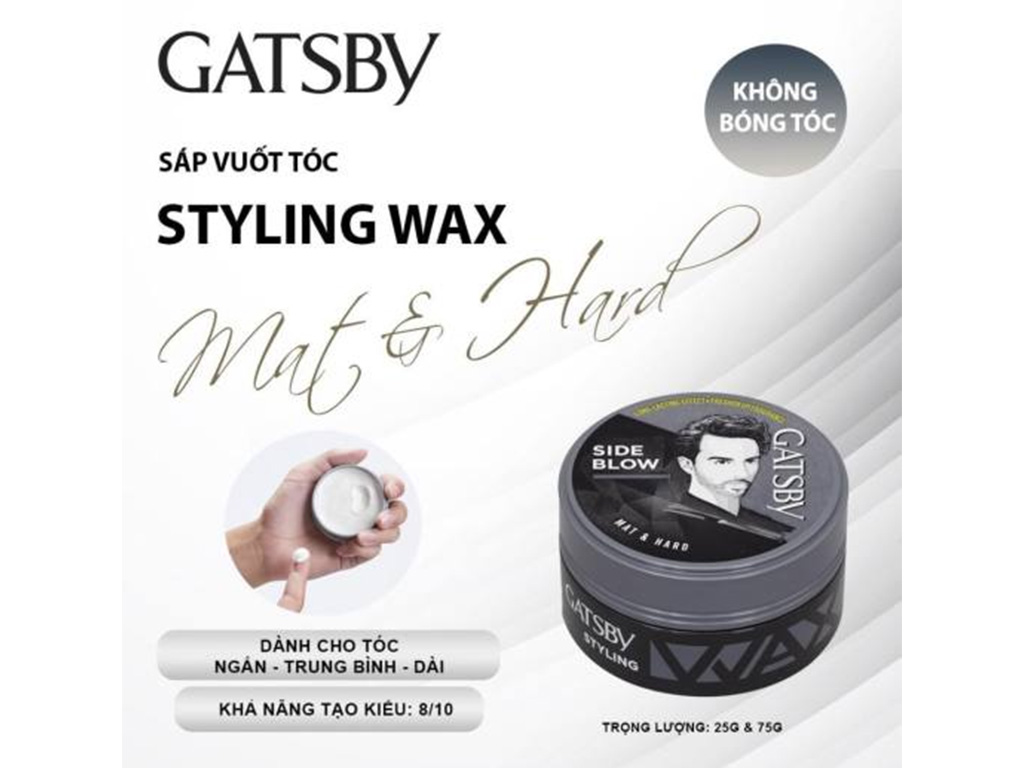 Wax vuốt tóc Gatsby cá tính 75g ở Bách hoá XANH