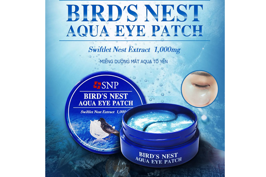SNP Bird's Nest Aqua Eye Patch - Mặt nạ chống nhăn vùng mắt