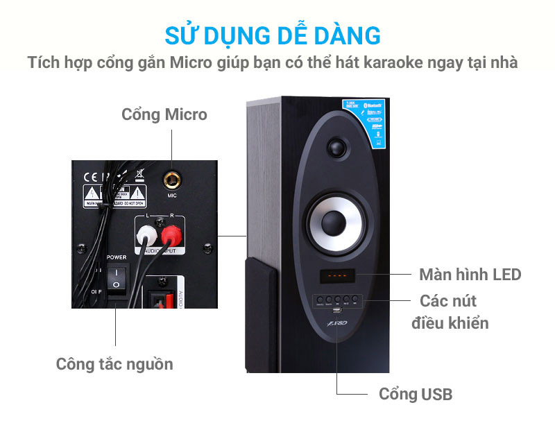 Loa Tháp Bluetooth Fenda T-30X